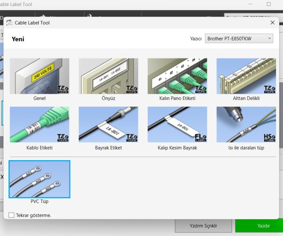 Cable Label Tool